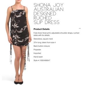 Shona Joy Australian Design Ruched Slip Dress 4